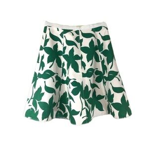 Banana Republic Canvas Tea Length Circle Skirt